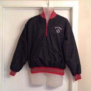 Vintage O'Shea Rutgers Baseball Varsity Track Jacket Windbreaker Shirt L USA